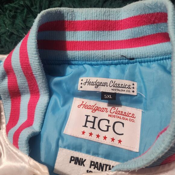 Vintage Pink Panther HGC Satin Jacket 5XL — Retro Cartoon Graphic Bomber - Picture 6 of 8
